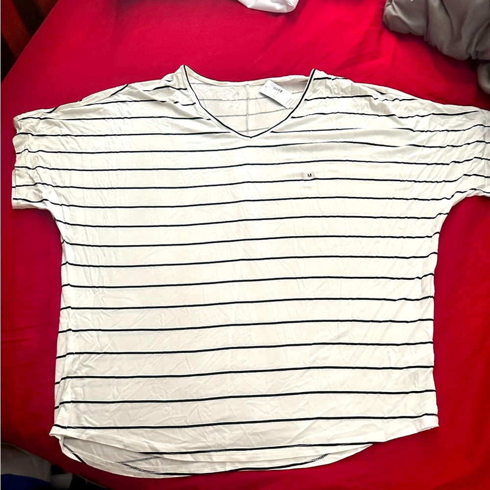 White and black, Maurice’s 24/7 t-shirt,  new with tags!